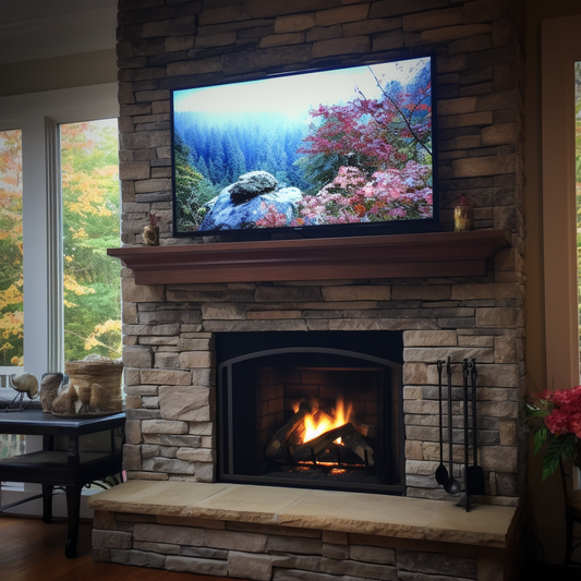 TV Mounting services - Any Size - Over Fireplace
